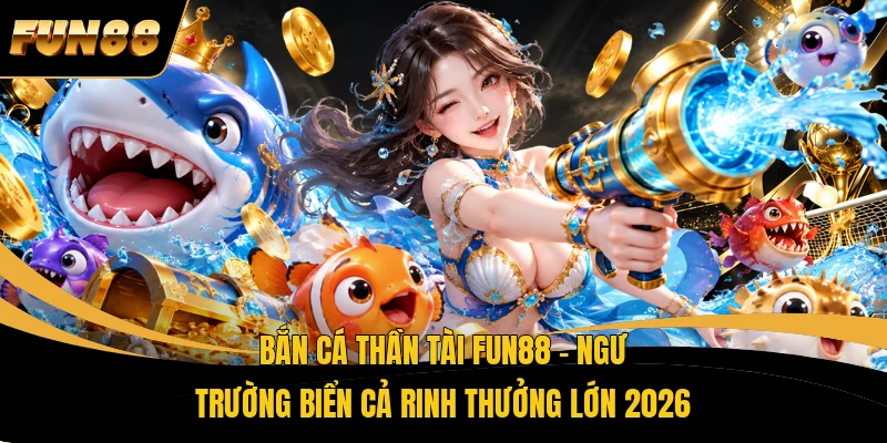 Bắn Cá Thần Tài FUN88 - Ngư Trường Biển Cả Rinh Thưởng Lớn 2026