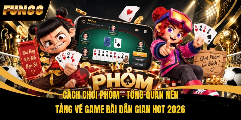 Cách Chơi Phỏm – Tổng Quan Nền Tảng Về Game Bài Dân Gian Hot 2026