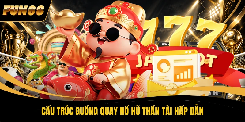 Cấu trúc guồng quay Nổ Hũ Thần Tài hấp dẫn