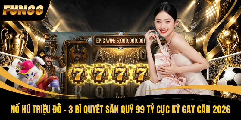 1 Nổ Hũ Triệu Đô - 3 Bí Quyết Săn Quỹ 99 Tỷ Cực Kỳ Gay Cấn 2026 Nổ Hũ Triệu Đô - 3 Bí Quyết Săn Quỹ 99 Tỷ Cực Kỳ Gay Cấn 2026